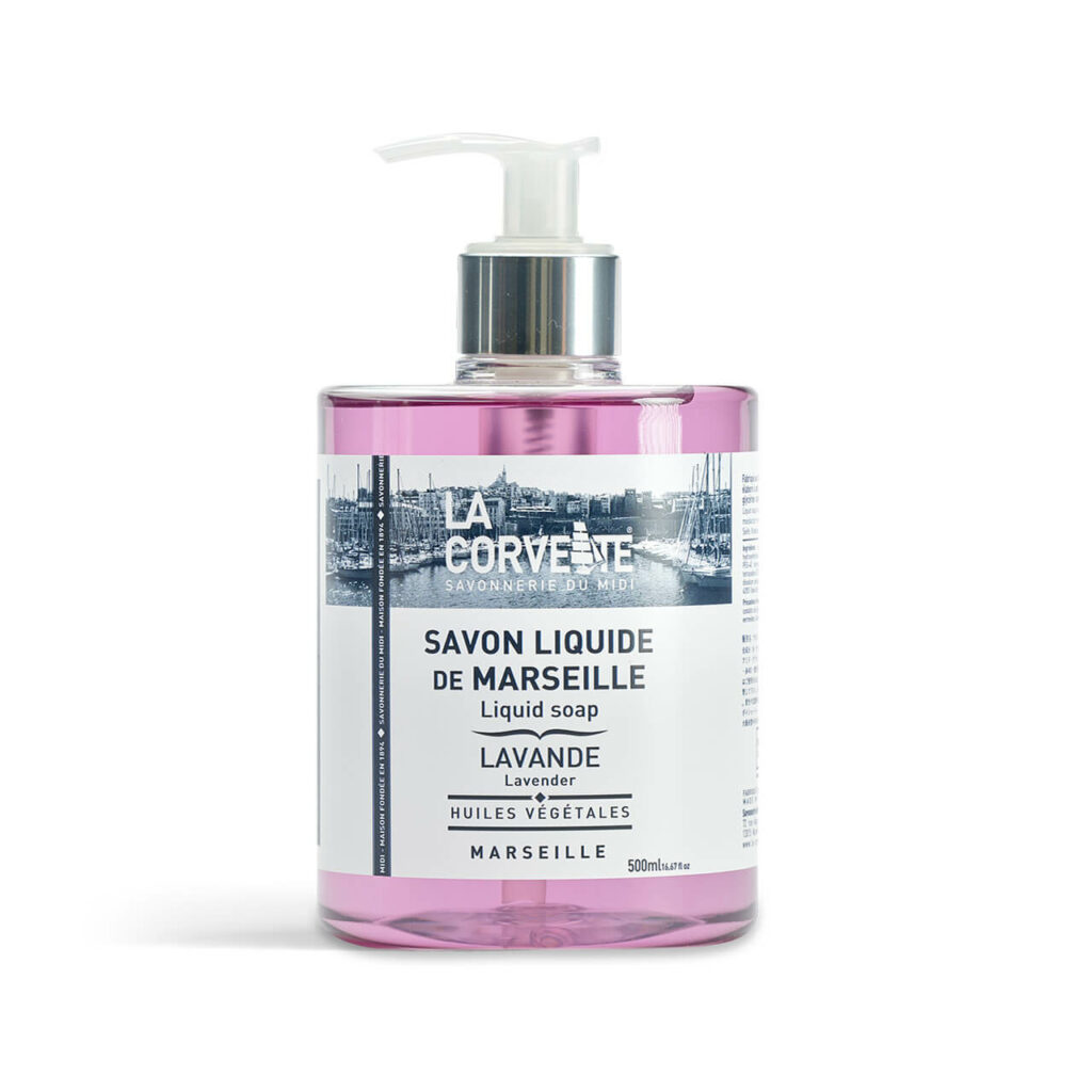 Savon Liquide De Marseille LAVANDE 500ml La Corvette